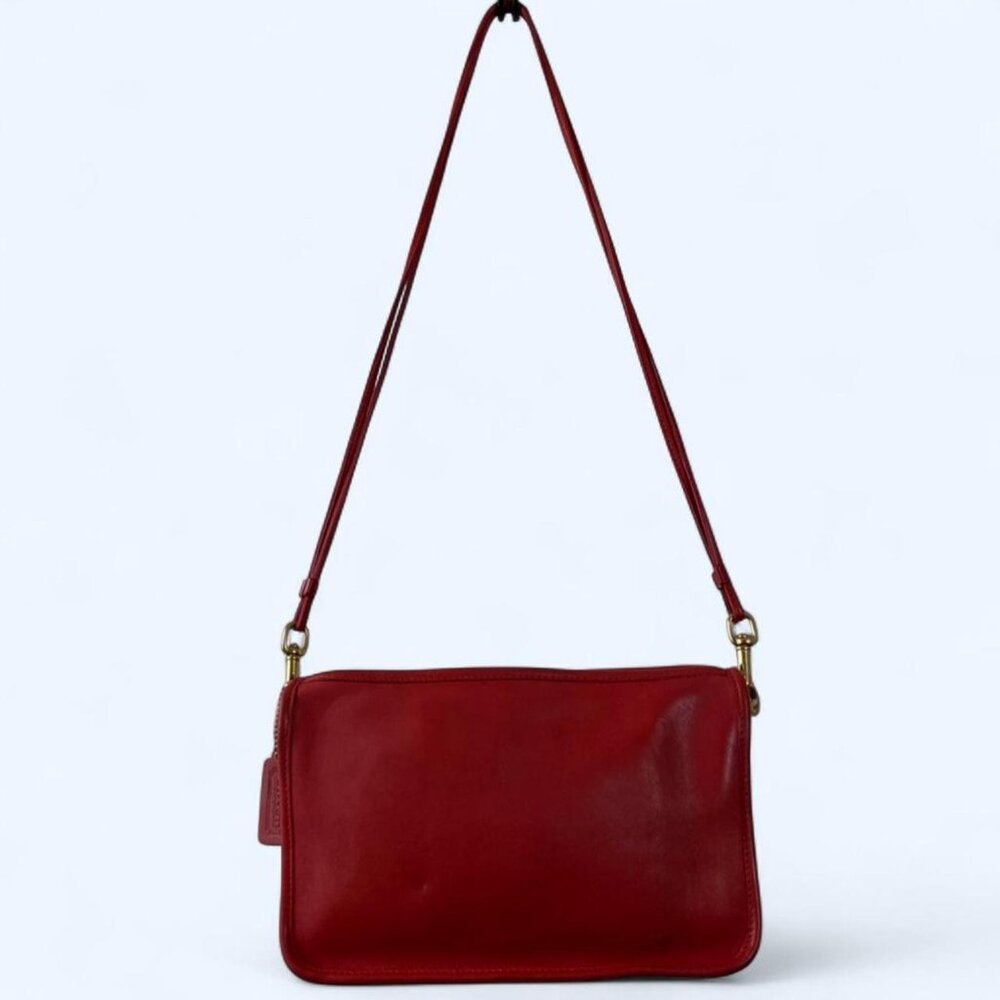 Vintage Coach Basic Bag No. 9455 Red Leather